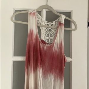 Tie dye beach cover up or summer dress